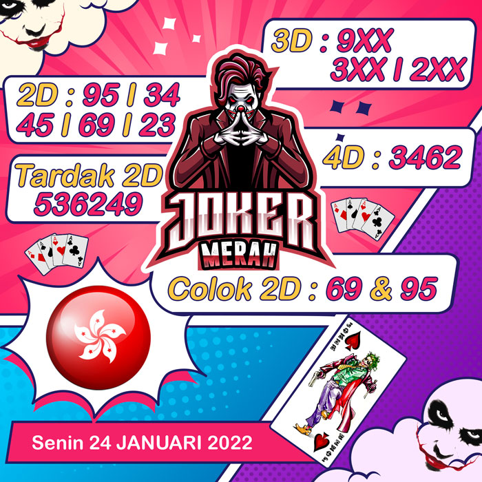 Prediksi Joker Merah HK ramalan hari Senin